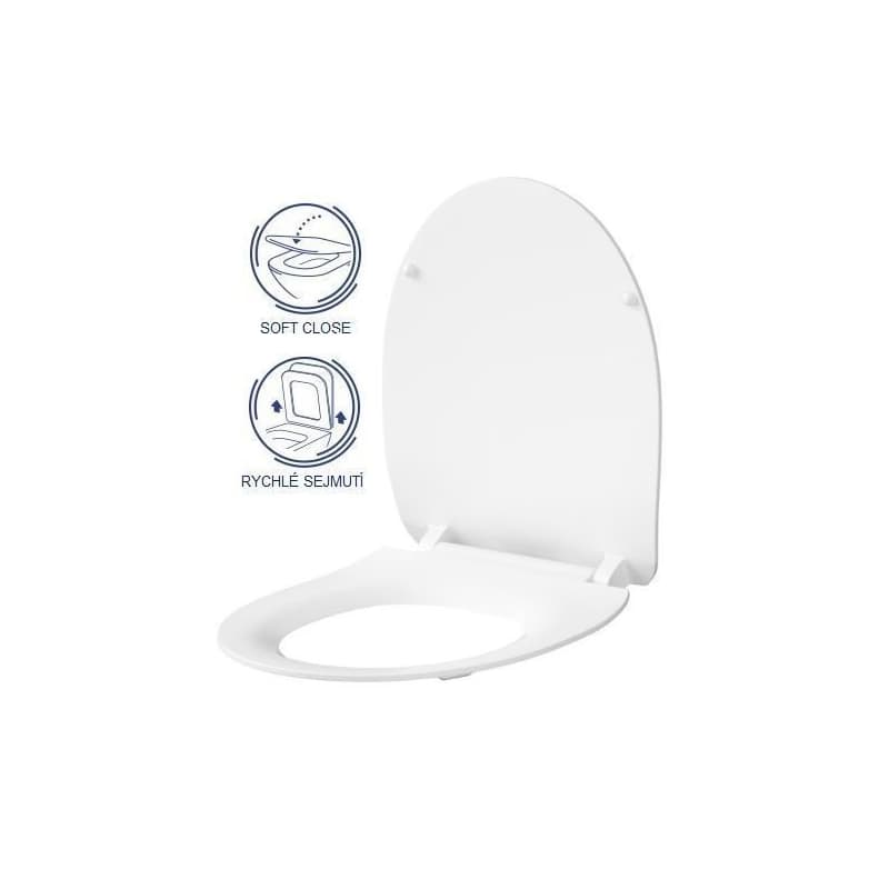 PRIM předstěnový instalační systém s chromovým tlačítkem 20/0041 + WC CERSANIT CLEANON MODUO + SEDADLO PRIM_20/0026 41 MO1 6