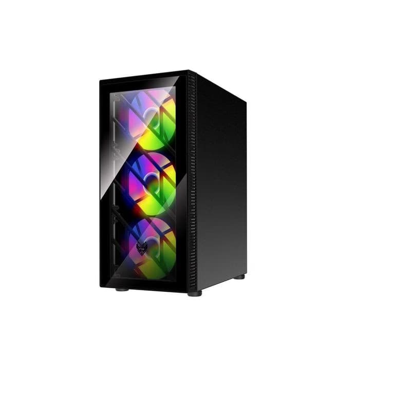 FSP CMT192/Midi Tower/Transpar./Čierna 2