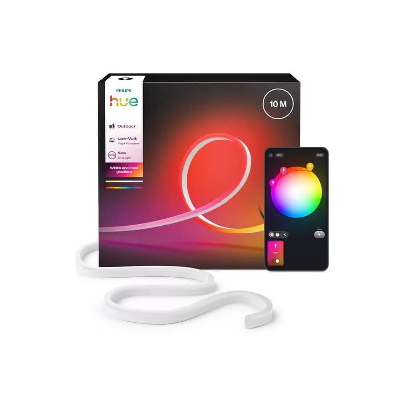 Philips - LED RGBW stmievateľný vonkajší svetelný pás Hue NEON 10m LED/30W/230V 2200-6500K IP67 872110308885700