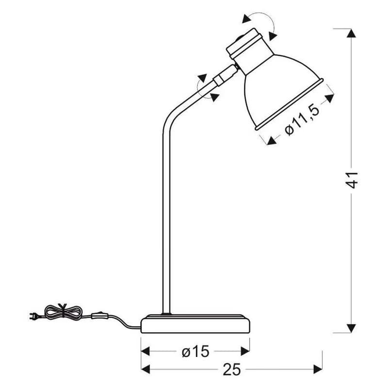 Stolová lampa ZUMBA Candellux 3