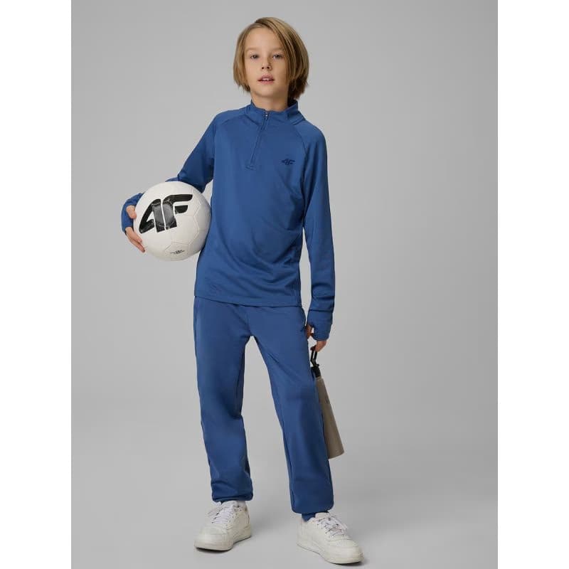Chlapčenské tepláky 4F JUNIOR TROUSERS FNK M1152-31S-NAVY 4