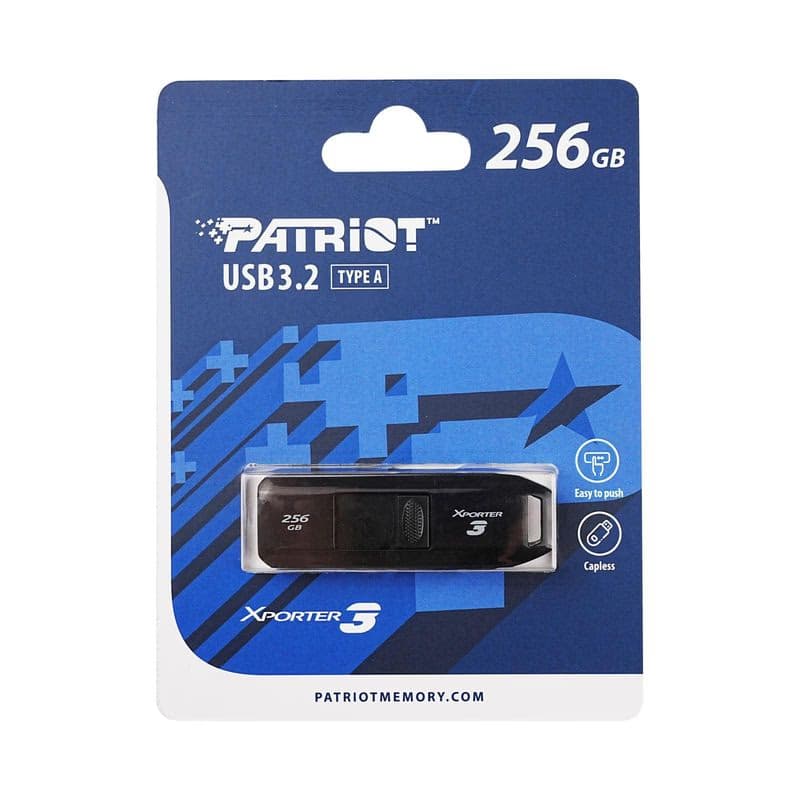 Patriot Xporter 3 Slider/256GB/USB 3.2/USB-A/Čierna 6