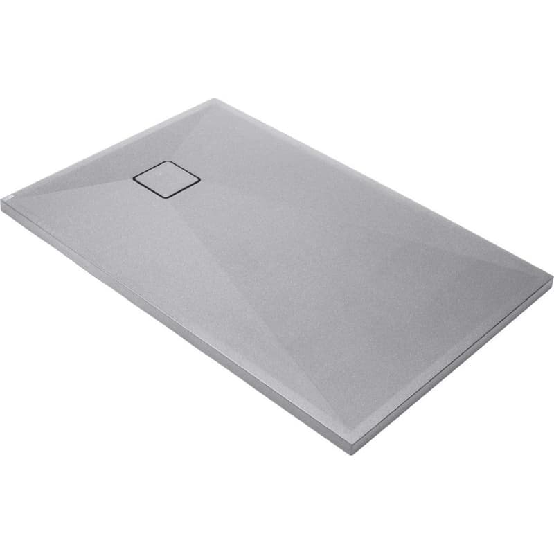 DEANTE - Correo šedá metalic - Granitová sprchová vanička, obdĺžniková, 100x90 cm KQR_S45B