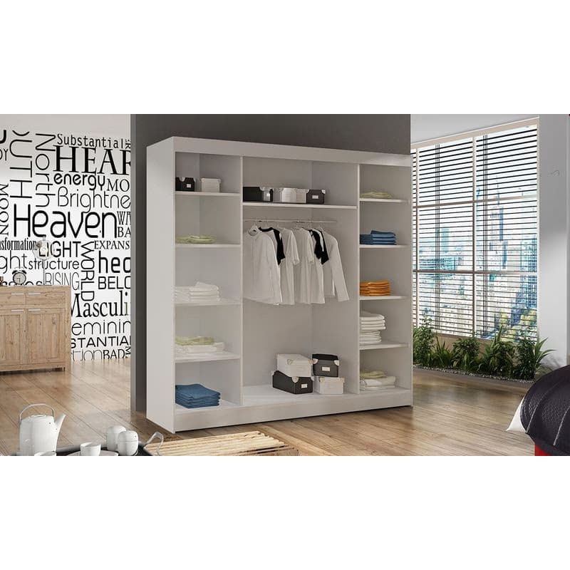 ArtAdrk Šatníková skriňa OLIVER | dub sonoma/biela 200 cm 2