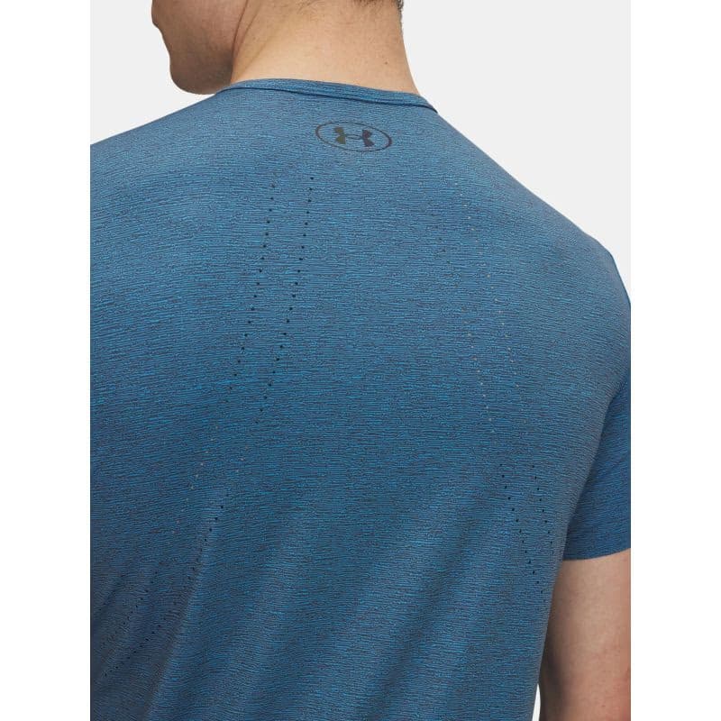 Pánske tréningové tričko s krátkym rukávom UNDER ARMOUR Vanish Elite Vent Prtd SS-BLU 3