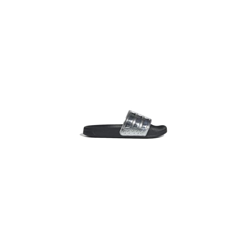 Dámske šlapky (plážová obuv) ADIDAS Adilette Shower W core black silver metallic silver metallic