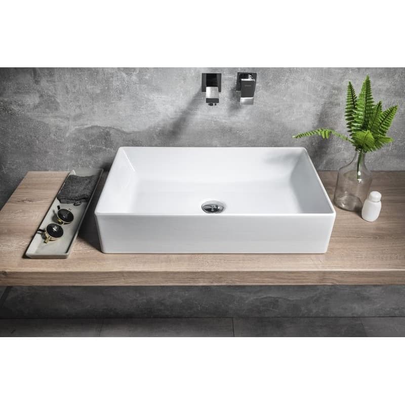 GSI - KUBE X keramické umývadlo na dosku 60x37cm, biela ExtraGlaze 945311 2