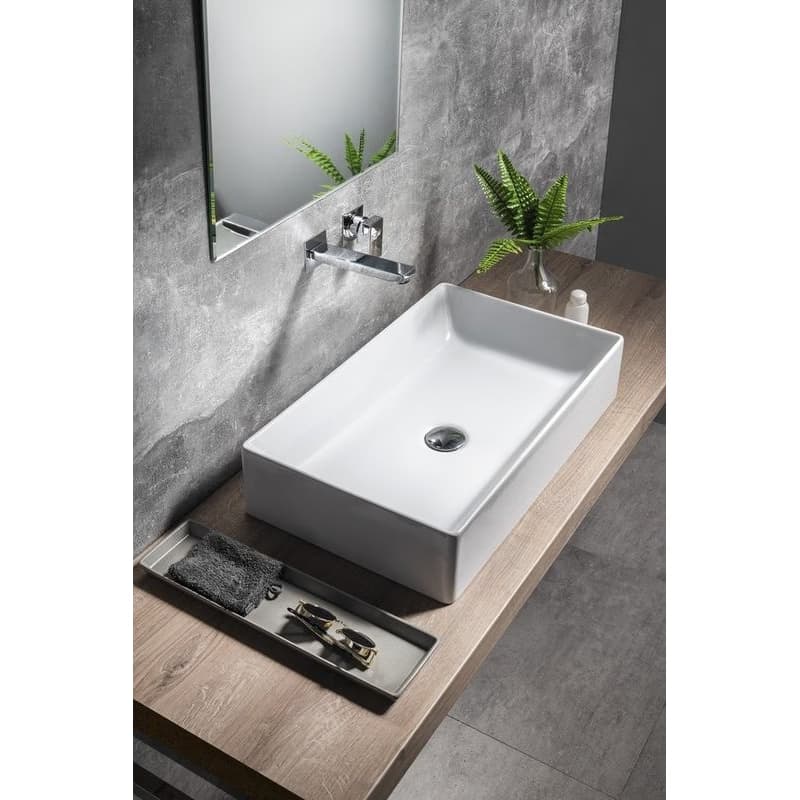 GSI - KUBE X keramické umývadlo na dosku 60x37cm, biela ExtraGlaze 945311 3