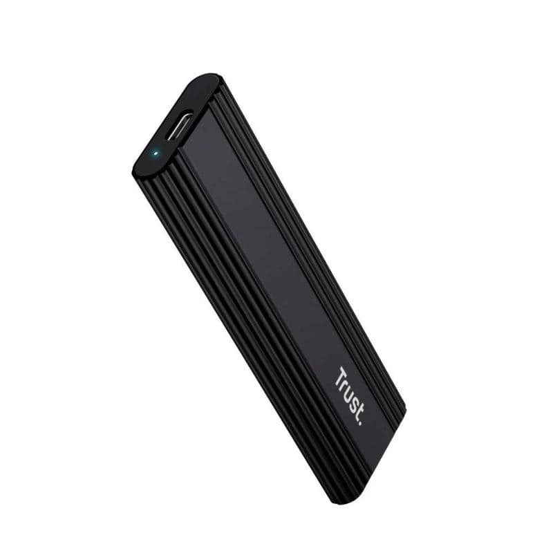 TRUST Externý box pre M.2 SSD, USB-C 3.2 Gen2, M.2 2280, čierna