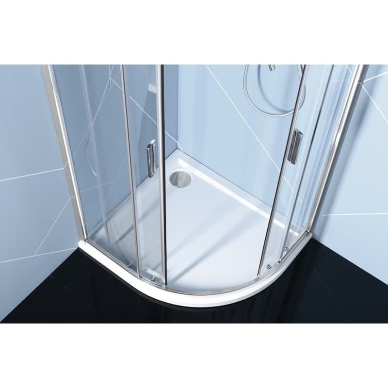 POLYSAN - EASY štvrťkruhová sprchová zástena 1000x800, L/R, číre sklo EL2915 3