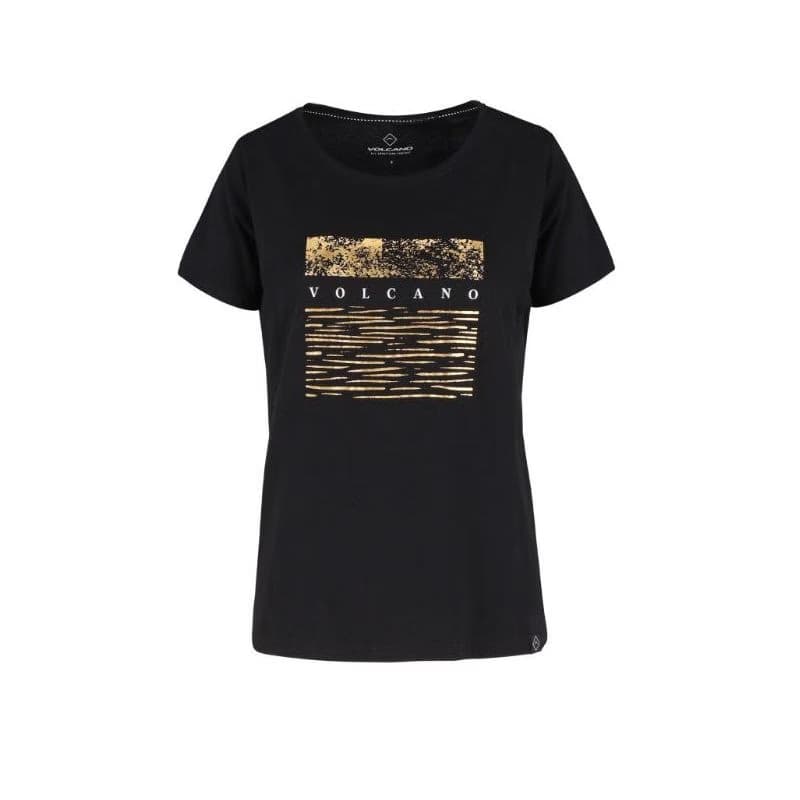 Dámske tričko s krátkym rukávom VOLCANO QUEEN-700-BLACK 5