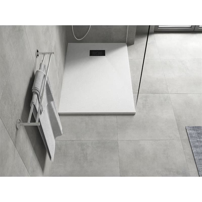 MEXEN/S - Hugo sprchová vanička SMC 100x90, biela, krytka čierna 42109010-B 6