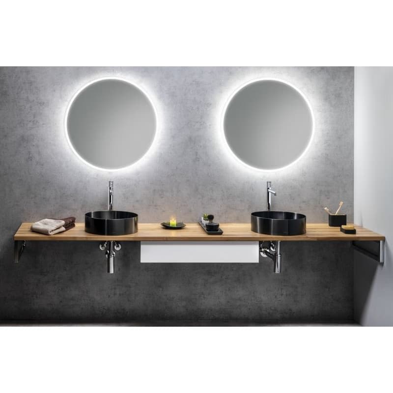 SAPHO - VISO guľaté zrkadlo s LED osvetlením, ø 80cm VS080 6