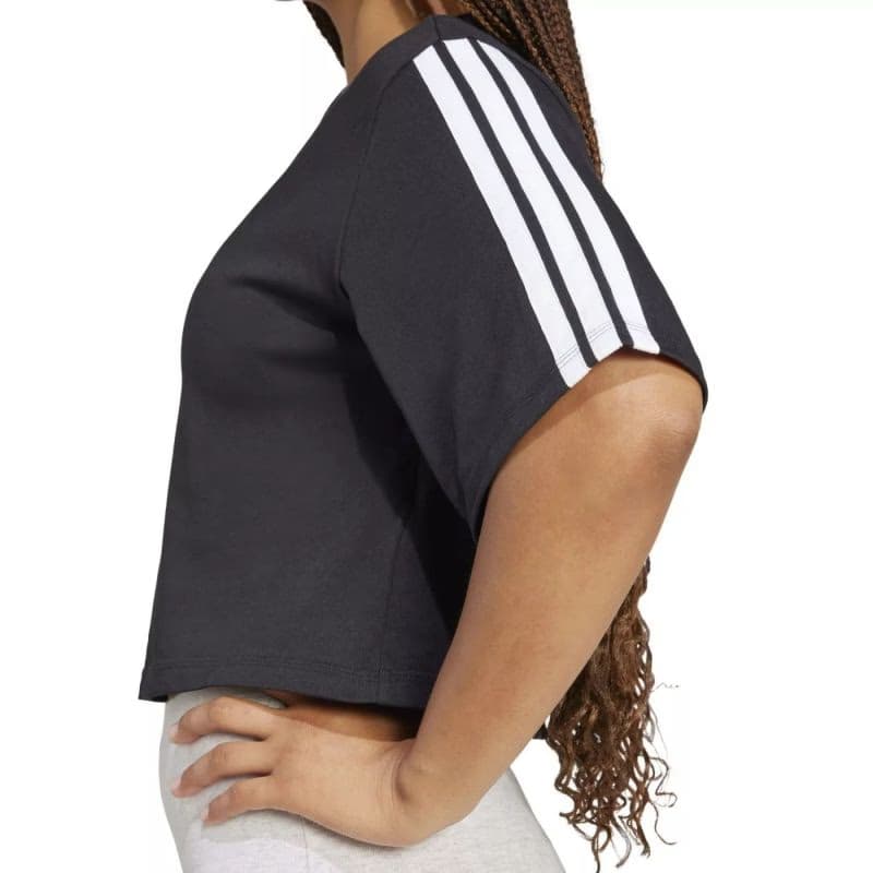 Dámske tričko s krátkym rukávom ADIDAS W 3S SJ TLR T BLACK WHITE 5