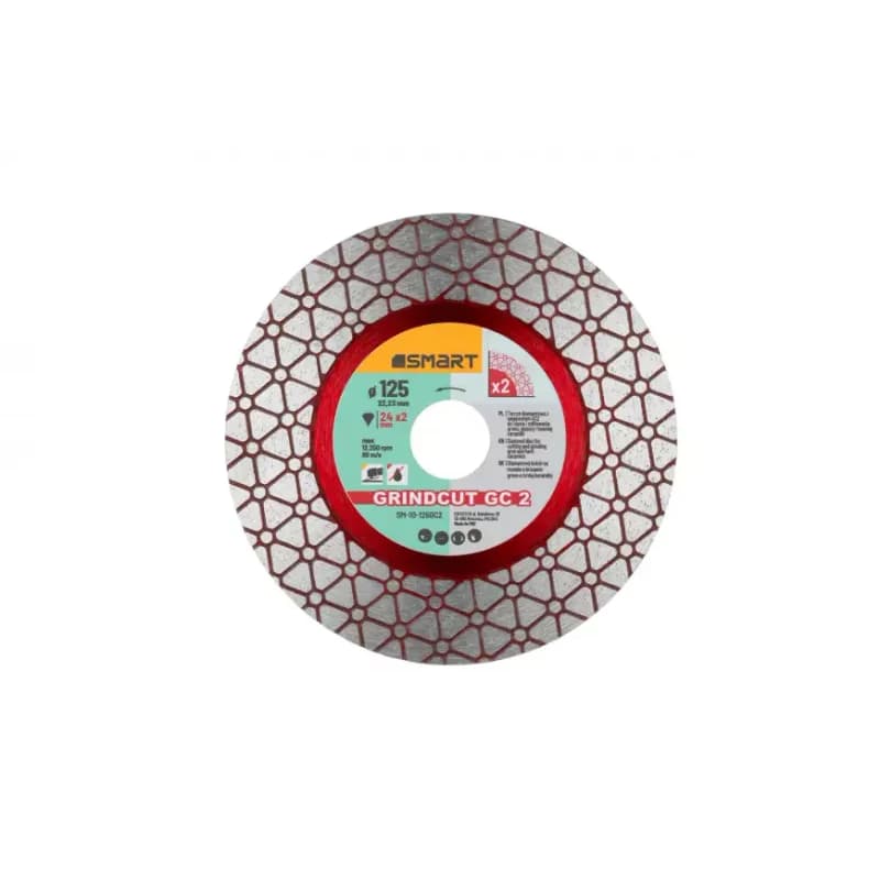Diamantový kotúč Smart 125 mm 1,7 mm obojstranný GC2 SM-10-125GC2