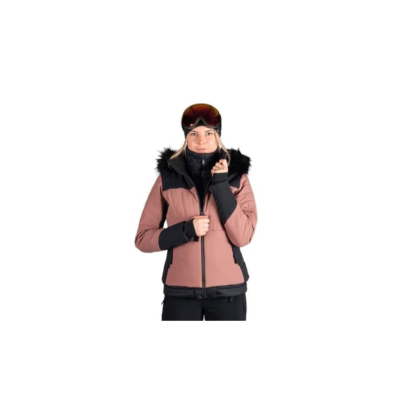 Dámska lyžiarska bunda NORTHFINDER TAYLER-521roseblack
