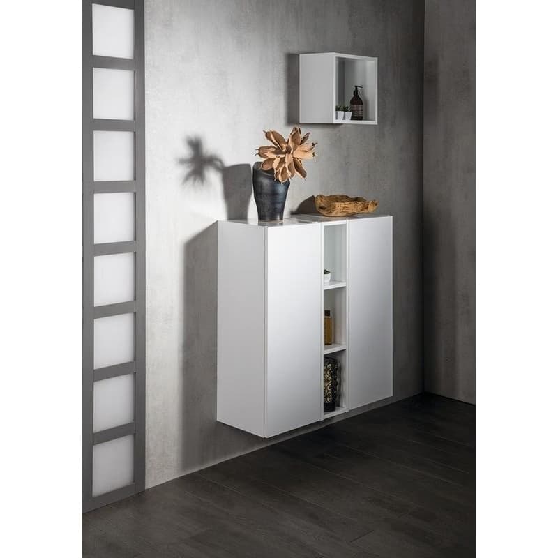 SAPHO - ESPACE skrinka 35x94x32cm, 1x dvierka, ľavá/pravá, biela lesk ESC530-3030 2