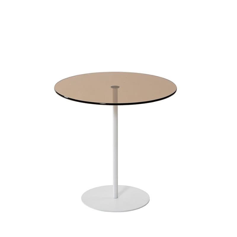Príručný stolík / Odkladací stolík Chill-Out - White, Bronze 2