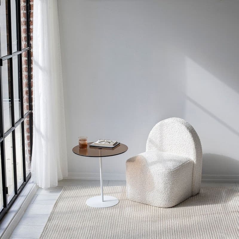 Príručný stolík / Odkladací stolík Chill-Out - White, Bronze 6