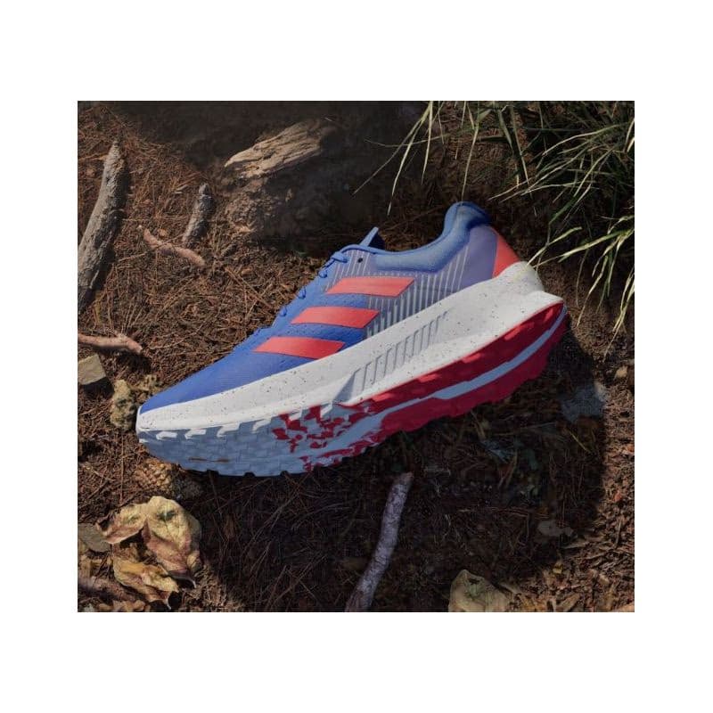 Pánska bežecká trailová obuv ADIDAS Terrex Soulstride Flow M dash grey pure ruby semi lucid blue 4
