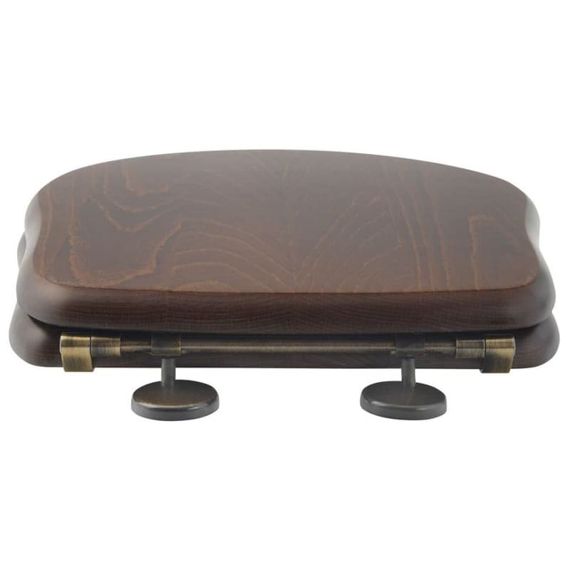 KERASAN - RETRO WC sedátko Soft Close, orech/bronz 108640 5