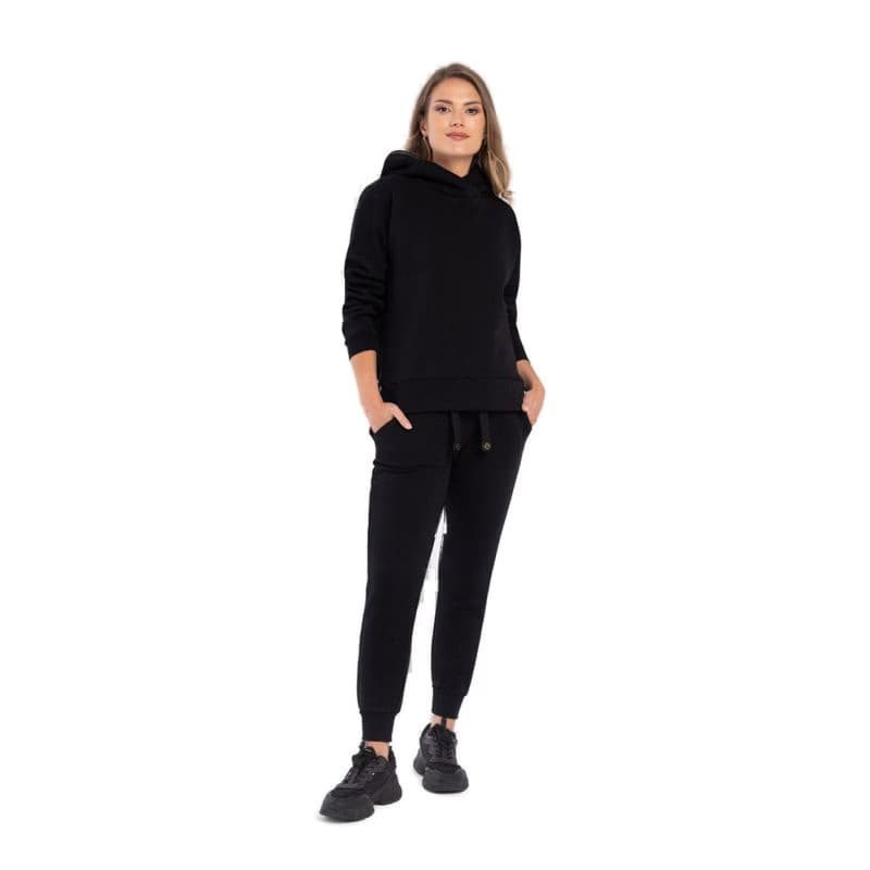 Dámska zateplená mikina s kapucňou VOLCANO B-VENA-700-BLACK 4