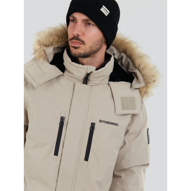 Pánska bunda FUNDANGO Spirit Parka Jacket-636-cashmere 6