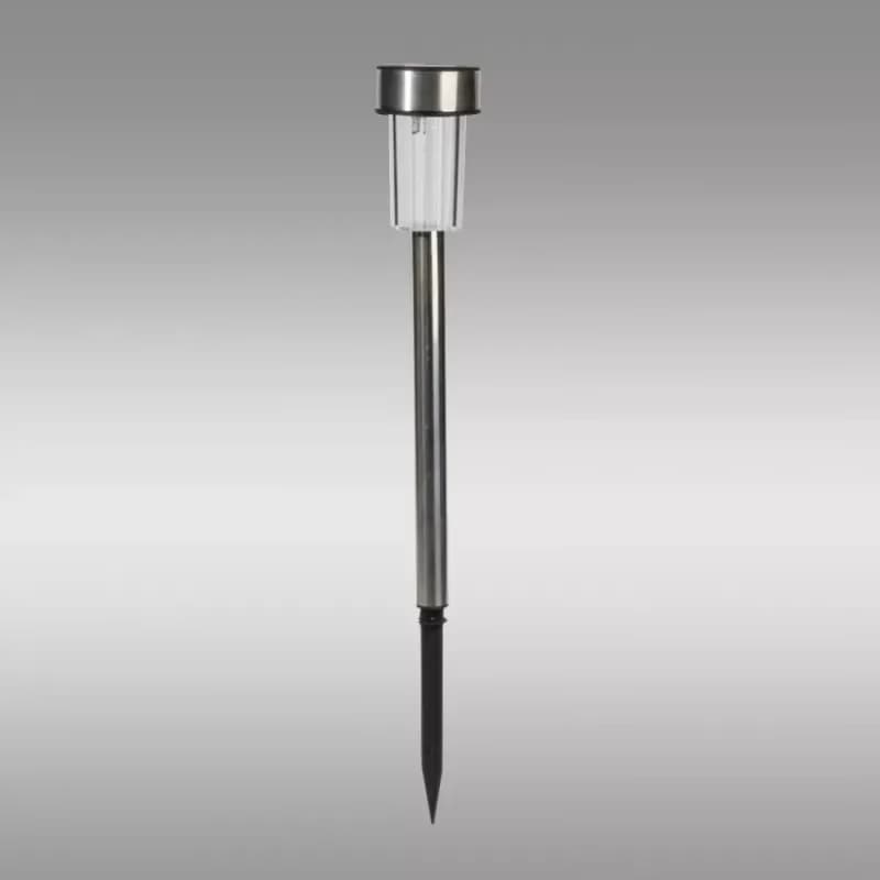 Solárna lampa Stal VO0814 Chrome