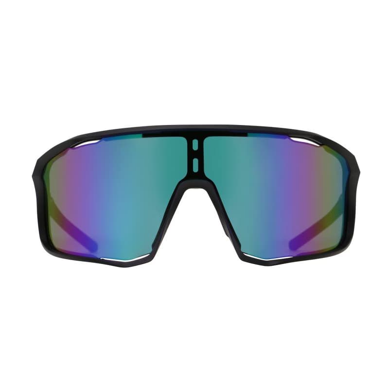 Slnečné okuliare RED BULL SPECT RUMBLE-004, matt black smoke with purple-green mirror, CAT3 2