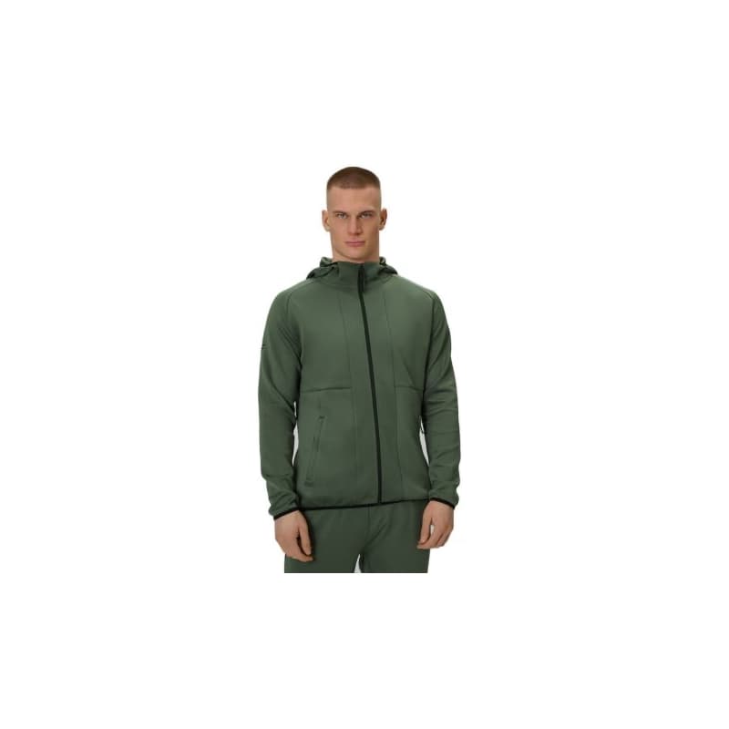 Pánska bežecká mikina 4F SWEATSHIRT FNK M627-43S-KHAKI