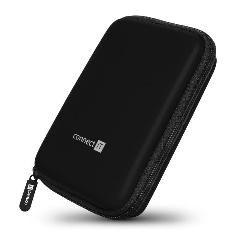 CONNECT IT HardShellProtect pevné škrupinové ochranné púzdro na 2,5" HDD, čierne