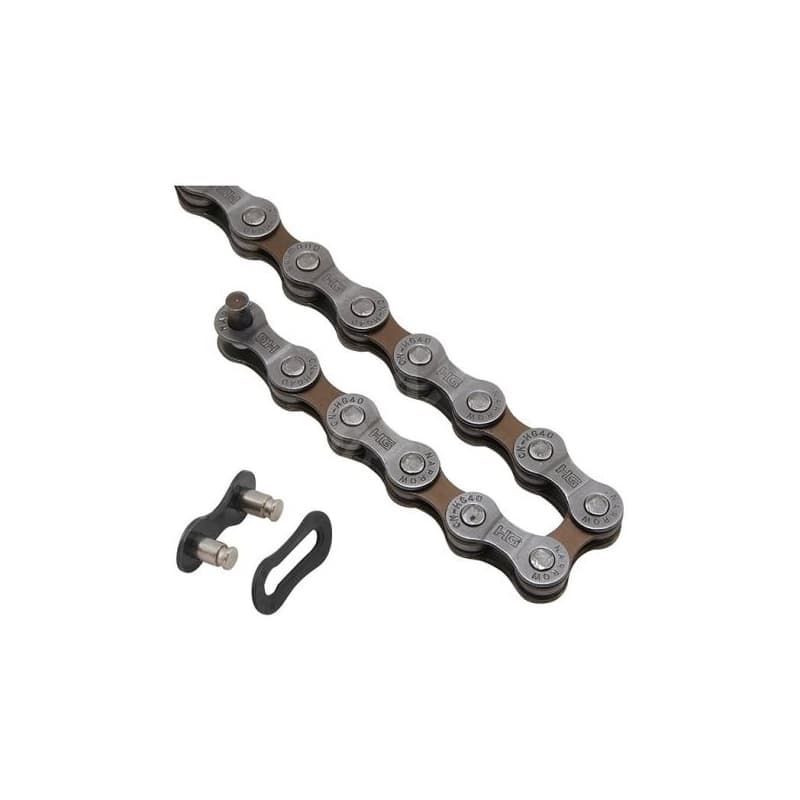 Reťaz na bicykel SHIMANO Reťaz HG40 8-kolo 116 čl.+spojka SM-UG51