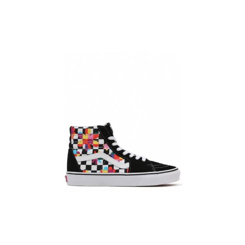Dámska vychádzková obuv VANS UA SK8-HI (Floral Checkerboard) black true white
