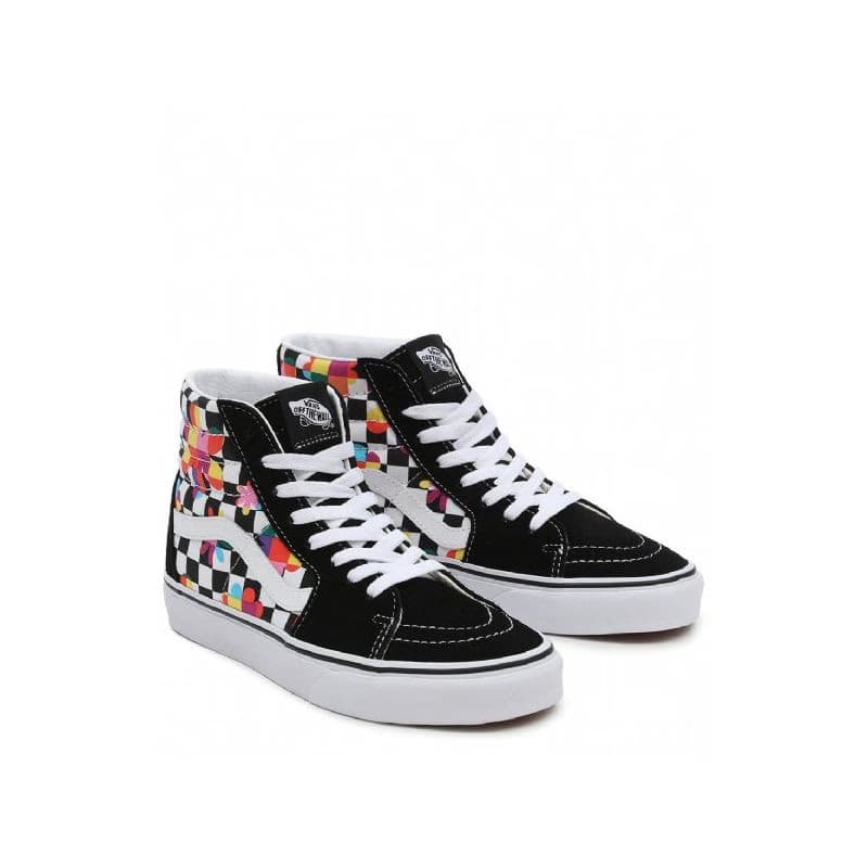 Dámska vychádzková obuv VANS UA SK8-HI (Floral Checkerboard) black true white 3