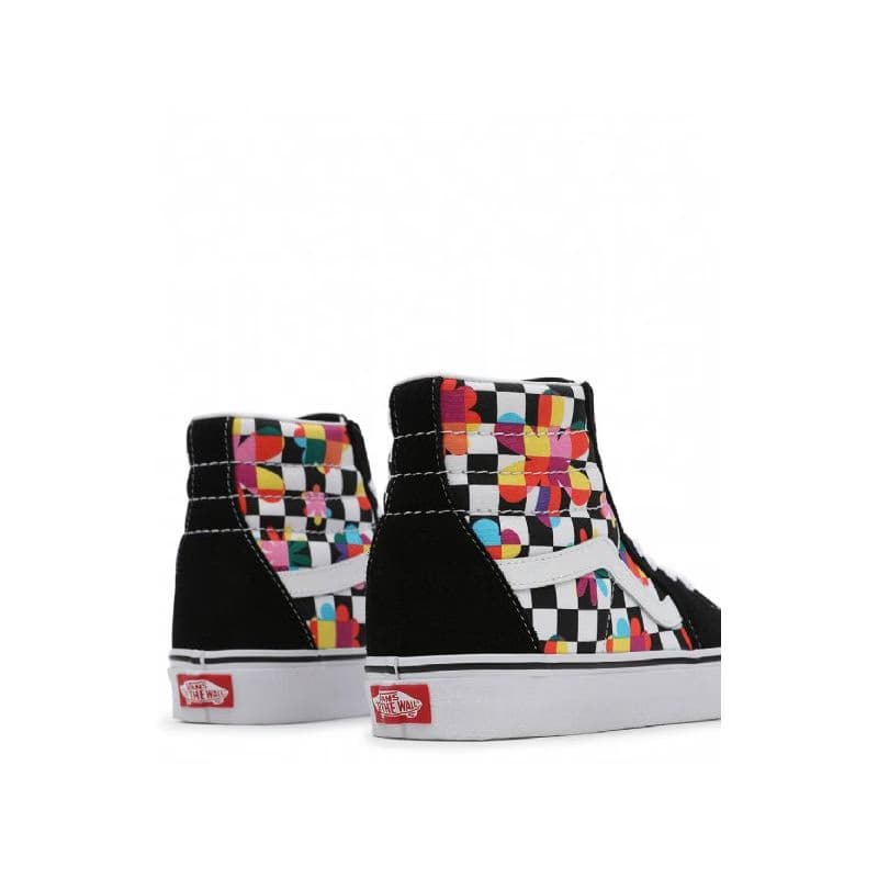 Dámska vychádzková obuv VANS UA SK8-HI (Floral Checkerboard) black true white 5
