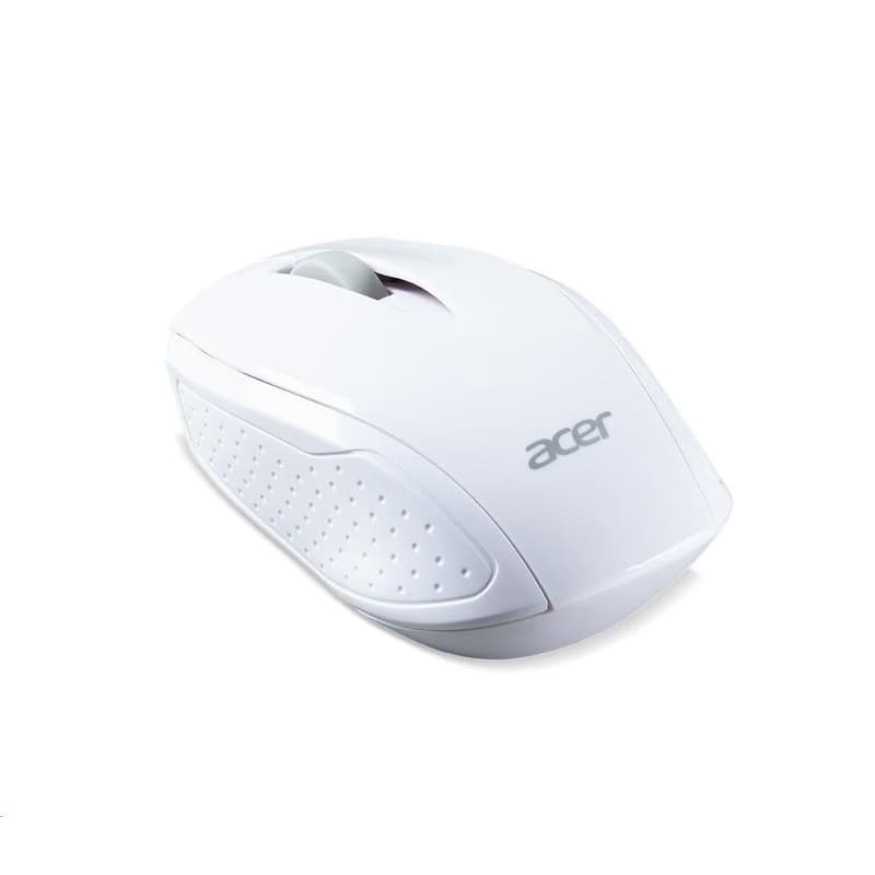 ACER Wireless Mouse G69 White - RF2.4G, 1600 dpi, 95x58x35 mm, 10m dosah, 2x AAA, Win/Chrome/Mac, Retail Pack 3