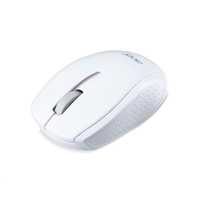 ACER Wireless Mouse G69 White - RF2.4G, 1600 dpi, 95x58x35 mm, 10m dosah, 2x AAA, Win/Chrome/Mac, Retail Pack 4