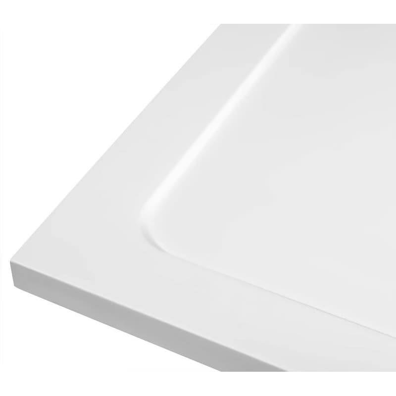 AQUALINE - TECMI sprchová vanička z liateho mramoru, obdĺžnik 100x90x3cm PQ10090 4