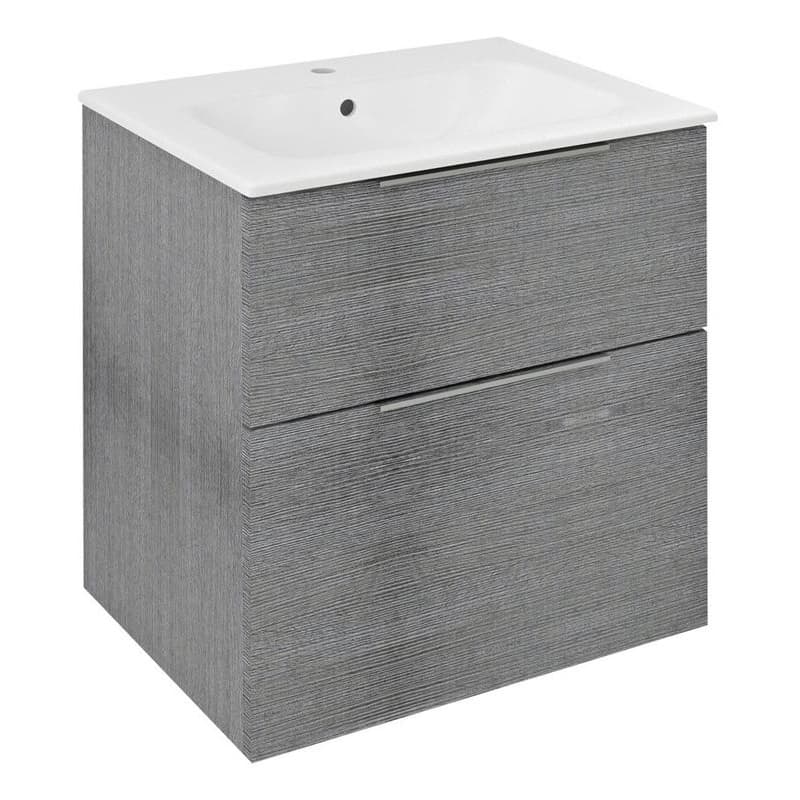 SAPHO - CIRASA umývadlová skrinka 59,2x64x46cm, dub strieborný CR601-1111