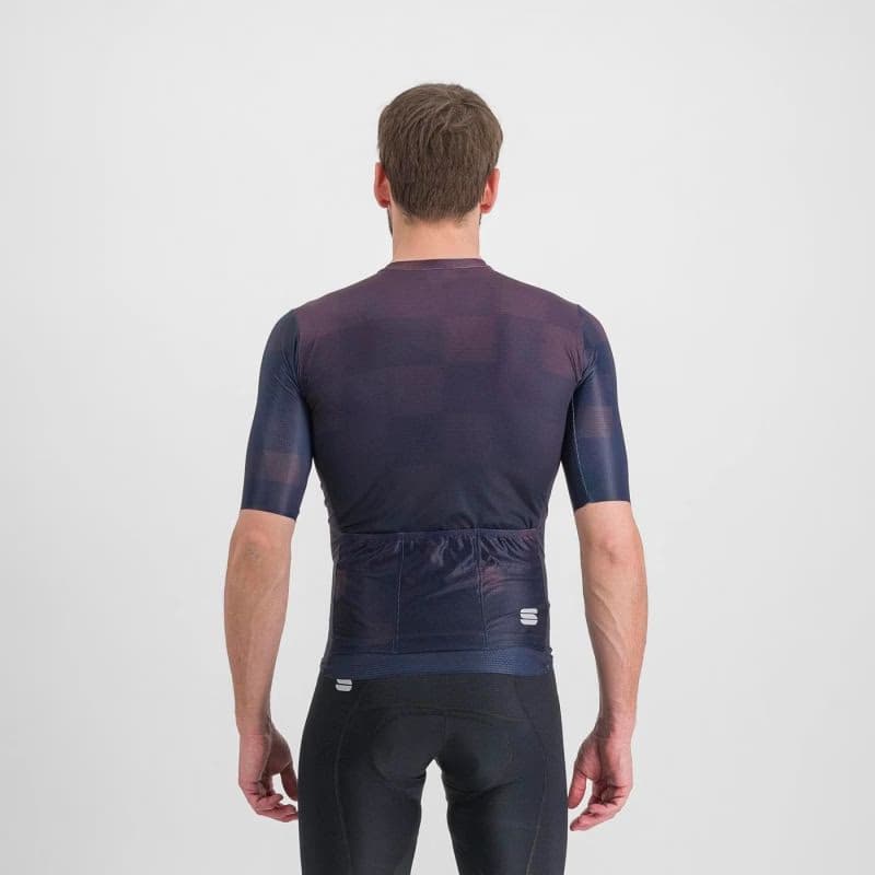 Pánsky cyklistický dres s krátkym rukávom SPORTFUL Rocket jersey, galaxy blue mulled grape 3