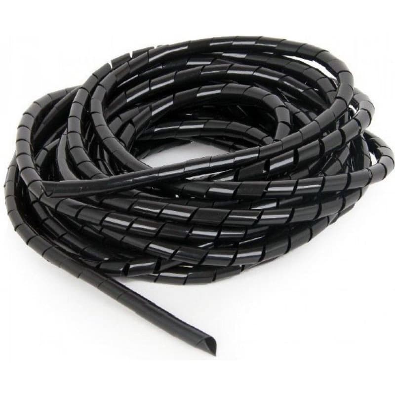 C-Tech CABLEXPERT sťahovacia špirála na káble, 12mm, 10 m, čierna 4
