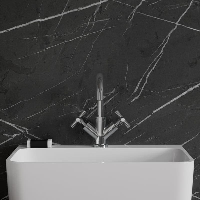 OMNIRES - MODERN umývadlová batéria s výpustou kľuk-klak, chróm lesk C301CR 2