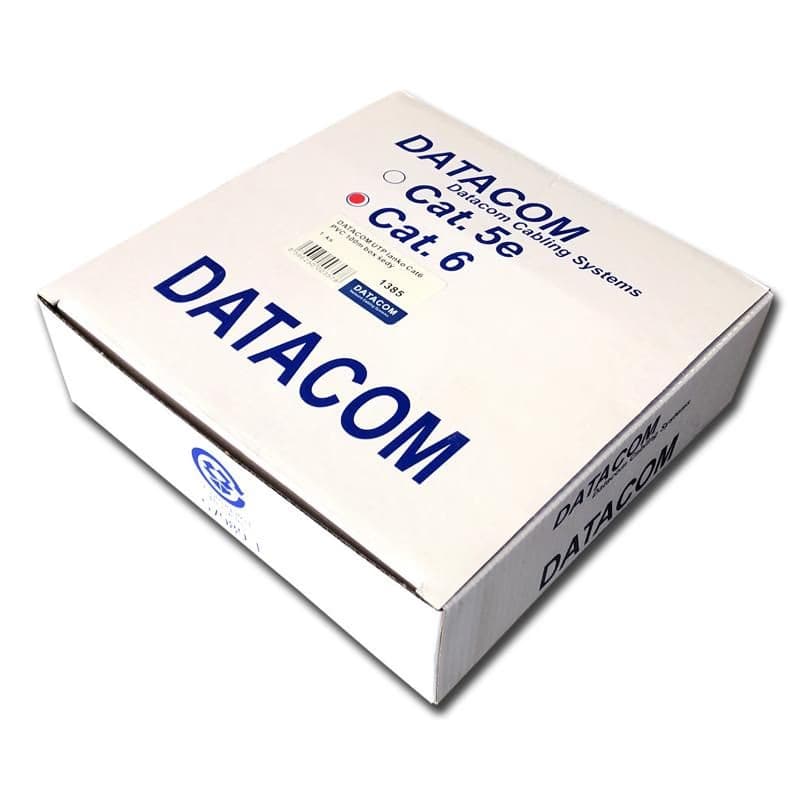 DATACOM UTP flex, Cat6 PVC, sivý, 100m, lanko 3