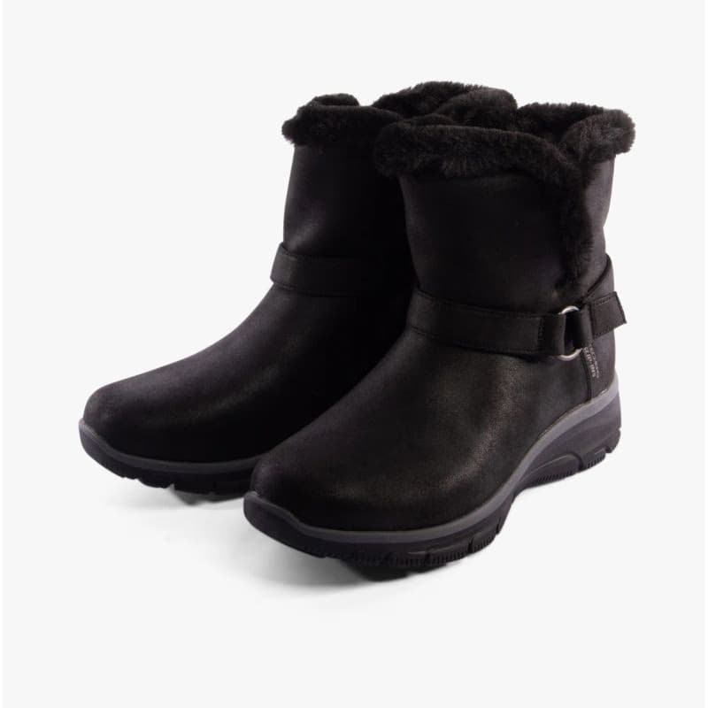 Dámske členkové zimné topánky SKECHERS Easy Going Dreamer black black 3