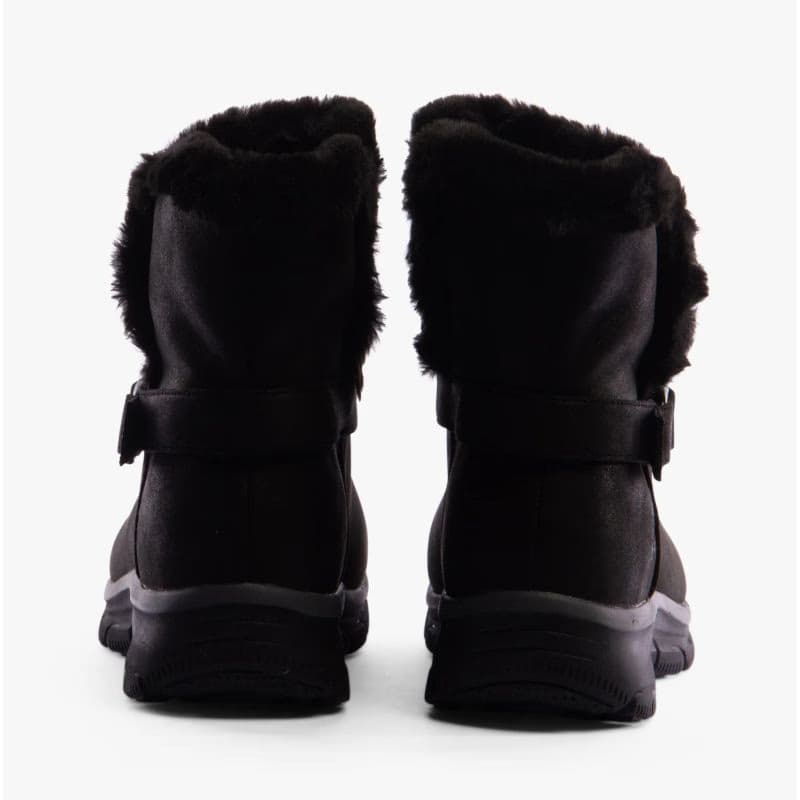 Dámske členkové zimné topánky SKECHERS Easy Going Dreamer black black 4