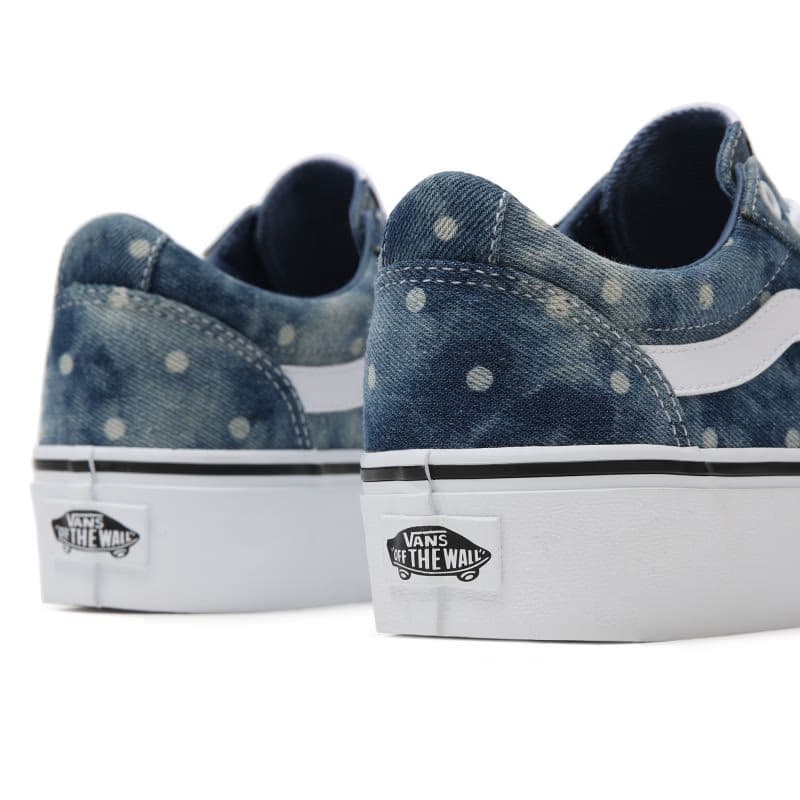 Dámska rekreačná obuv VANS WM Ward Platform (Denim Dots) moonlight blue white 6