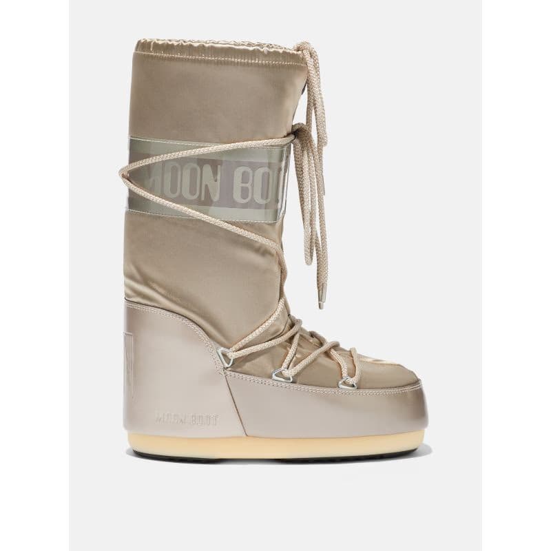 Juniorské vysoké zimné topánky MOON BOOT MB ICON GLANCE-JR, B003 PLATINUM 2