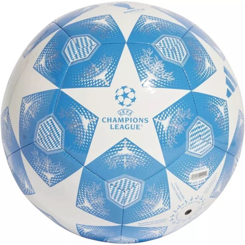 Futbalová lopta ADIDAS UCL Club 24 25 Knockout Phase-White Blue 2