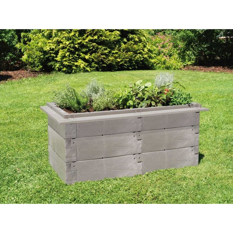 Vyvýšený záhon s poklopom 60 x 130 cm plast Dekorhome 4