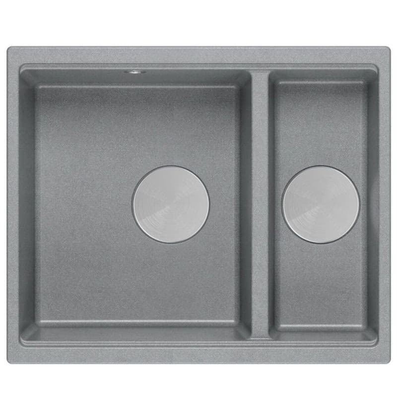 Quadron Quadron - Granitový drez Logan 150 Grey Metallic Zlaty HCQL5646U5-G1_U 3